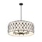 Z-Lite Harden Pendant, 10-Light, 32 In.W x 11.75 In.H, Matte Black/White 1948P32-MB - alternate 7